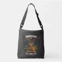 Zen Master Cat Funny Chill Grey Tabby Cat Gift