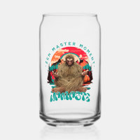 Zen Master Moment Bigfoot Meditation Retro Art