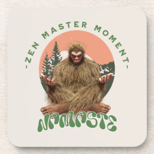 Zen Master Moment Namaste - Bigfoot Maditation Coaster