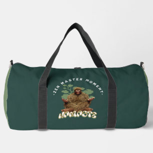 Zen Master Moment Namaste - Bigfoot Maditation Duffle Bag