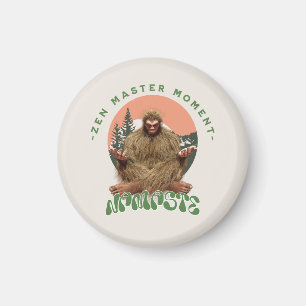 Zen Master Moment Namaste - Bigfoot Maditation Magnet