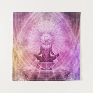 Zen Meditation Mandala Wall Tapestry