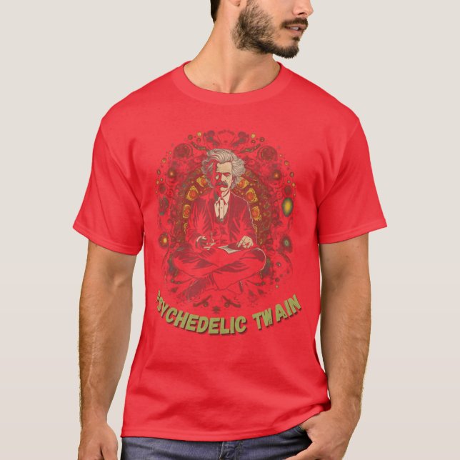 Zen Meditation Psychedelic Markwain family friends T-Shirt (Front)