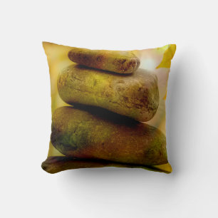 Zen meditation stacking stones cushion