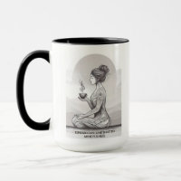 Zen & Meditation Themed mug gift for women 
