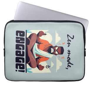 Zen mode, engage! laptop sleeve