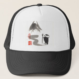 Zen Monk on Journey Trucker Hat