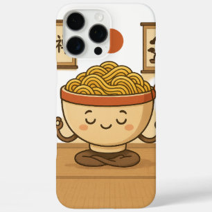 Zen Noodles Meditation iPhone 16 Pro Max Case