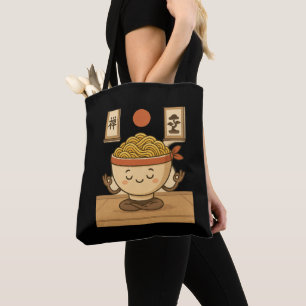 Zen Noodles Meditation Tote Bag