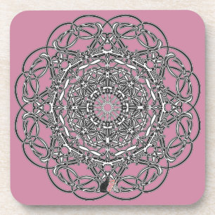 Zen Octa Glyph Dawn Coaster