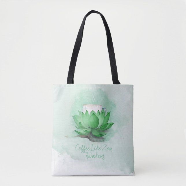 Zen of Coffee Tote Bag (Front)