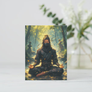 Zen of the Shadow Warrior Postcard