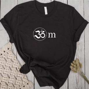 Zen Om Minimalist Black T-shirt