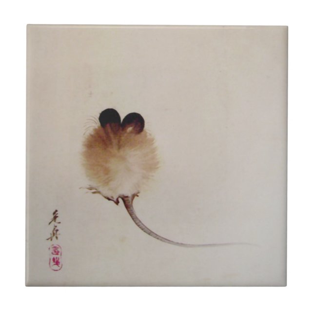 Zen painting mouse tile (Front)
