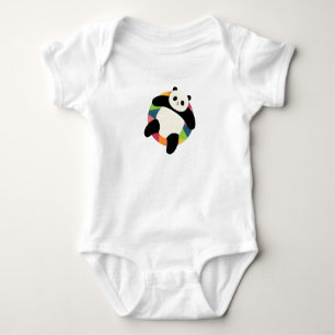 Zen Panda Spin Baby Bodysuit