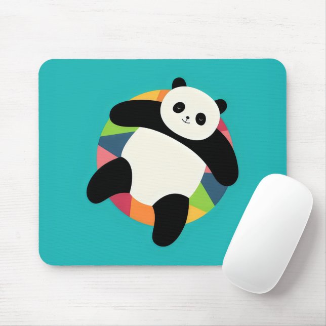 Zen Panda Spin Mouse Pad (With Mouse)