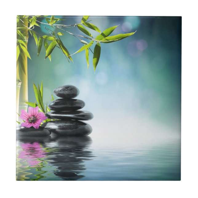 zen paradise aka Bali last summer- 2012 II Ceramic Tile (Front)