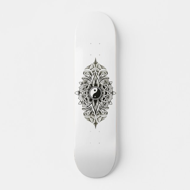 Zen pattern skateboard (Front)