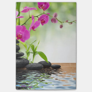 zen,peace,pink orchid,beautiful,spa,healing,yoga,c post-it notes