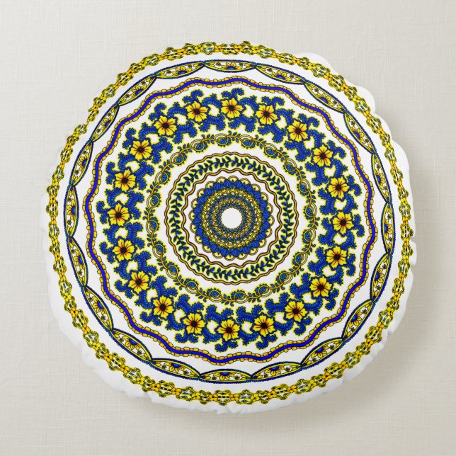 zen pillow, cushion for meditation round cushion (Front)