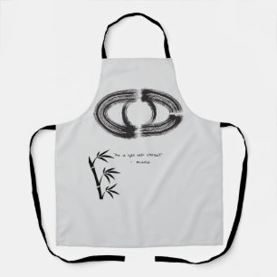 Zen Quote: Wisdom and Meditation Apron
