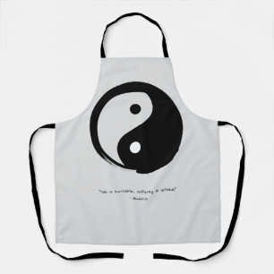 Zen Quote: Wisdom and Meditation Apron