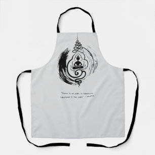 Zen Quote: Wisdom and Meditation Apron