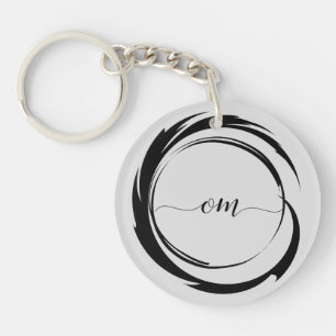 Zen Quote: Wisdom and Meditation Key Ring