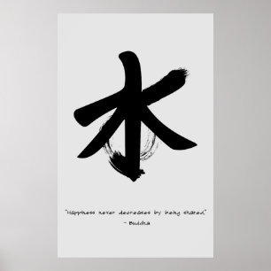 Zen Quote: Wisdom and Meditation Poster
