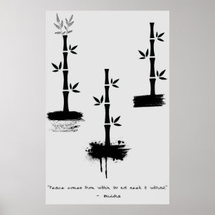 Zen Quote: Wisdom and Meditation Poster