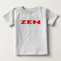 Zen red baby grey T-shirt