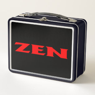 Zen red black lunchbox