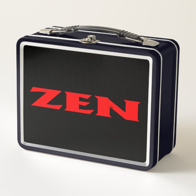 Zen red black lunchbox (Front)