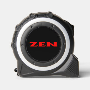Zen red black yellow tape measure 1