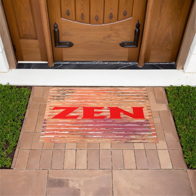 Zen red reeds doormat (Outdoor)