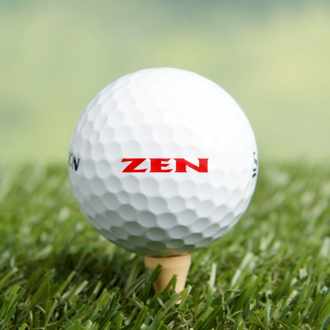 Zen red Srixon Soft Feel golf balls 12 pk (Insitu Tee)