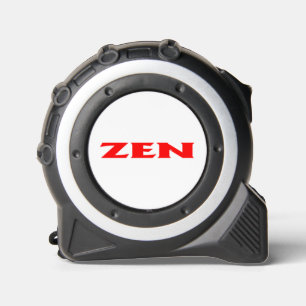 Zen red white tape measure 1