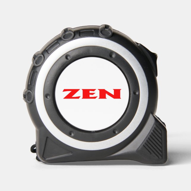 Zen red white tape measure 1 (Front)