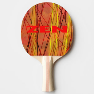 Zen red wire ping pong paddle
