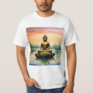 Zen Reflections: Buddha Meditation Outline Collect T-Shirt