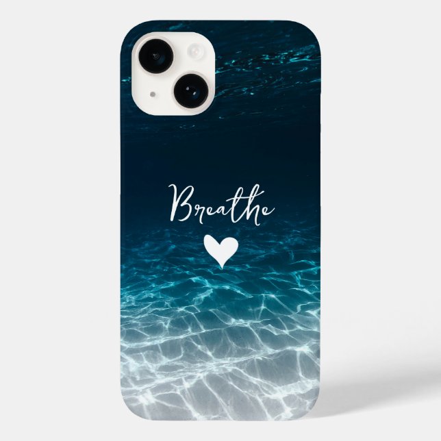 Zen Relaxing Art Ocean Tranquil Water Case-Mate iPhone Case (Back)