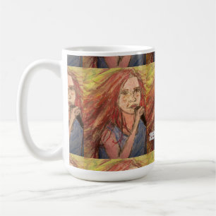 Zen Rocker Girl art Coffee Mug