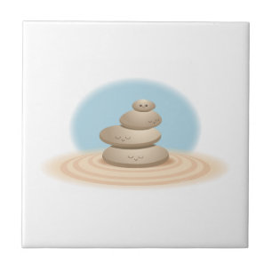 Zen Rocks Ceramic Tile