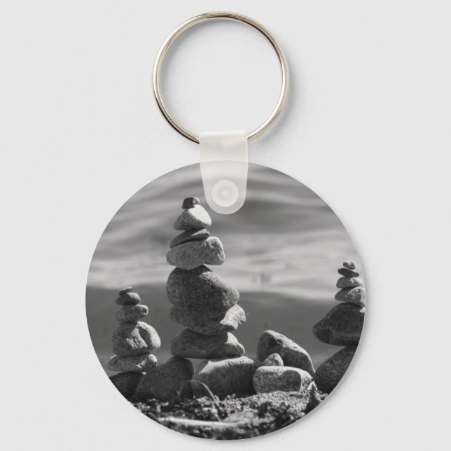 Zen Rocks Key Ring (Front)
