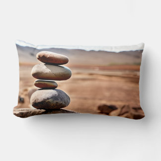 Zen Rocks Lumbar Pillow