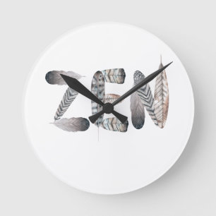 Zen Round Clock