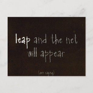 Zen Saying Postcard