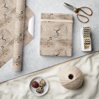 Zen Serenity Garden Wrapping Paper