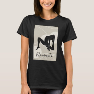 Zen silhouette yoga meditation health namaste T-Shirt