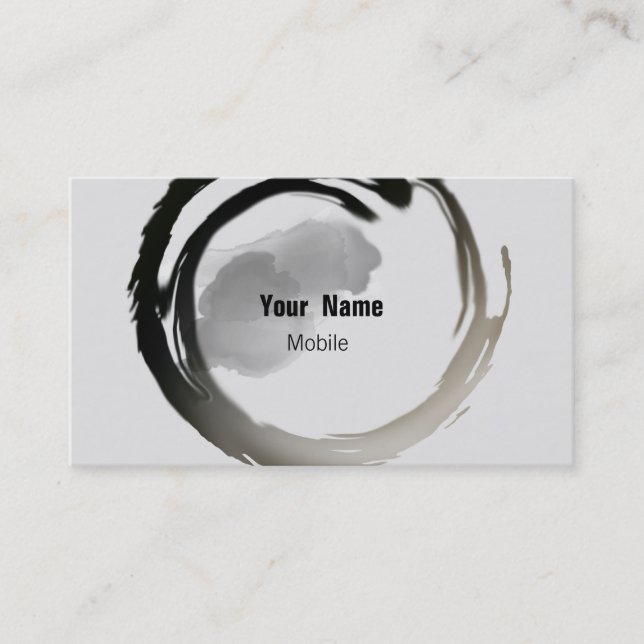 Zen Sketch Business Card (Front)